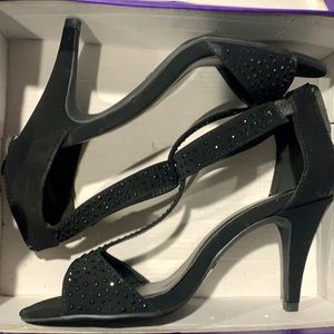 Black low heel very cute